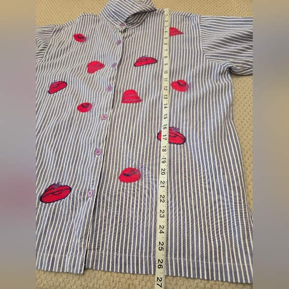 Vintage Willow Ridge Red Hat Society Embroidered Button-Down Button Down… - Picture 8 of 8